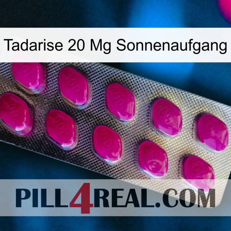 Tadarise 20 Mg Sunrise 09